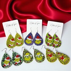 Mean One Dangle Earrings: Get Your Grinch On This Christmas! NWT Jewelry